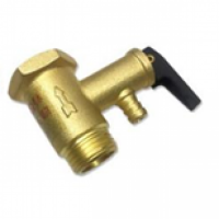 Water heater safety valve